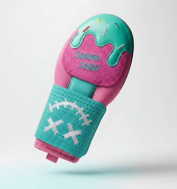 Cotton Candy Sliding Mitt