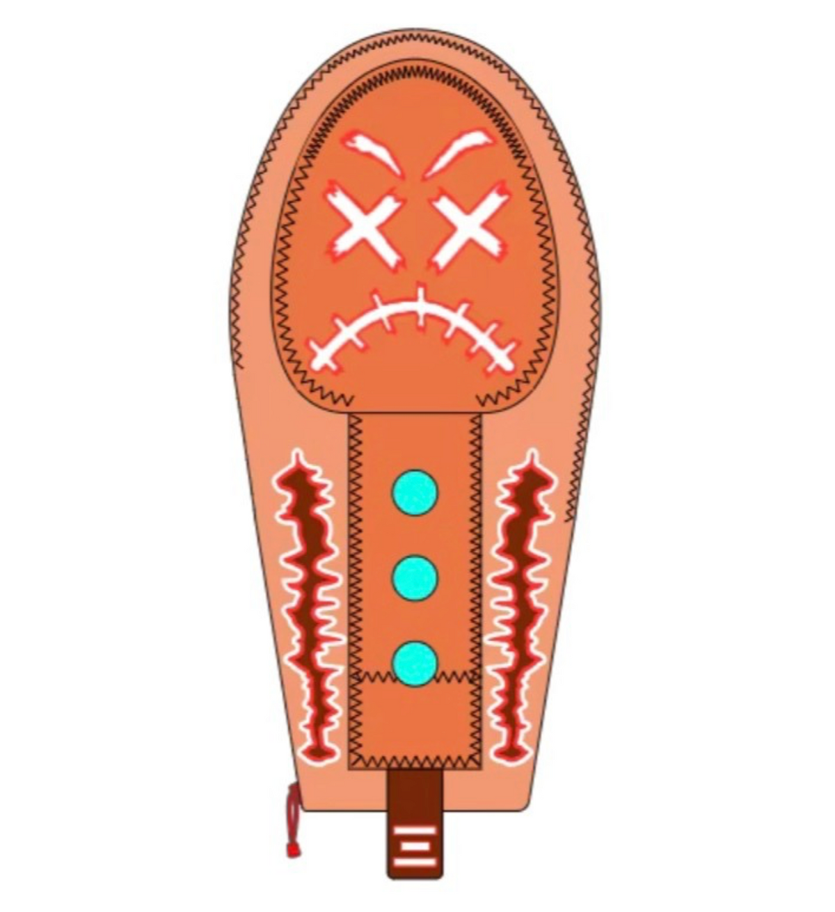 Gingerbread Fusion Sliding Mitt
